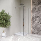 SHIMMER - Base de Duche Branca Smooth Acrílica, Textura Lisa, Extraplana 5cm, Sifão e Válvula Incluídos