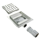 Ralo de duche em aço inoxidável muito plano - Disponível em 4 tamanhos Q3