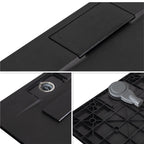 POLAR - Base de Duche Preta Antiderrapante, Resistente, Duradouro e Fácil de Limpar - Inc. sifão