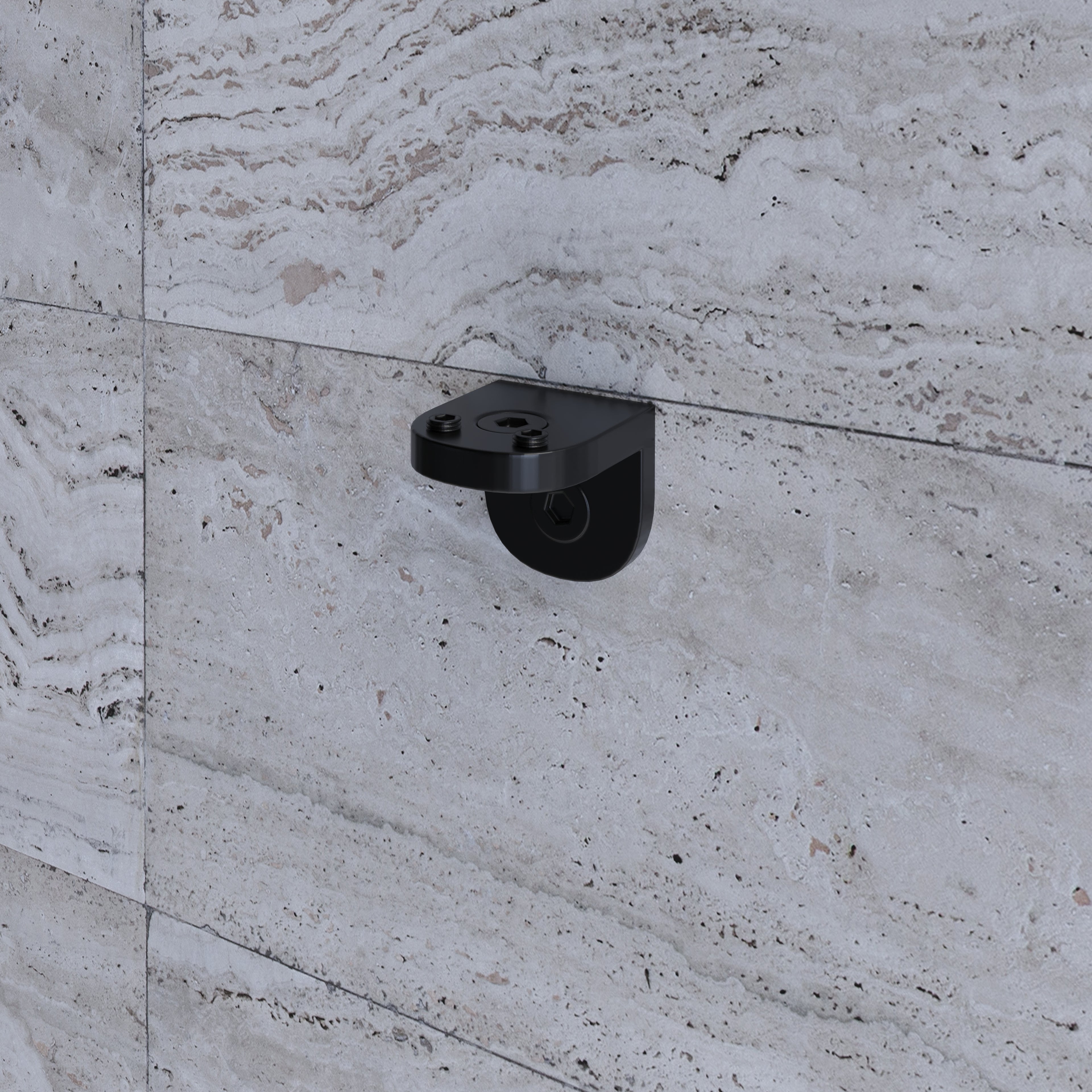 Barra estabilizadora ajustável para Walk in de aplicação na parede - 24BM