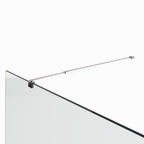 Barra estabilizadora ajustável para Walk in de aplicação na parede - 23M