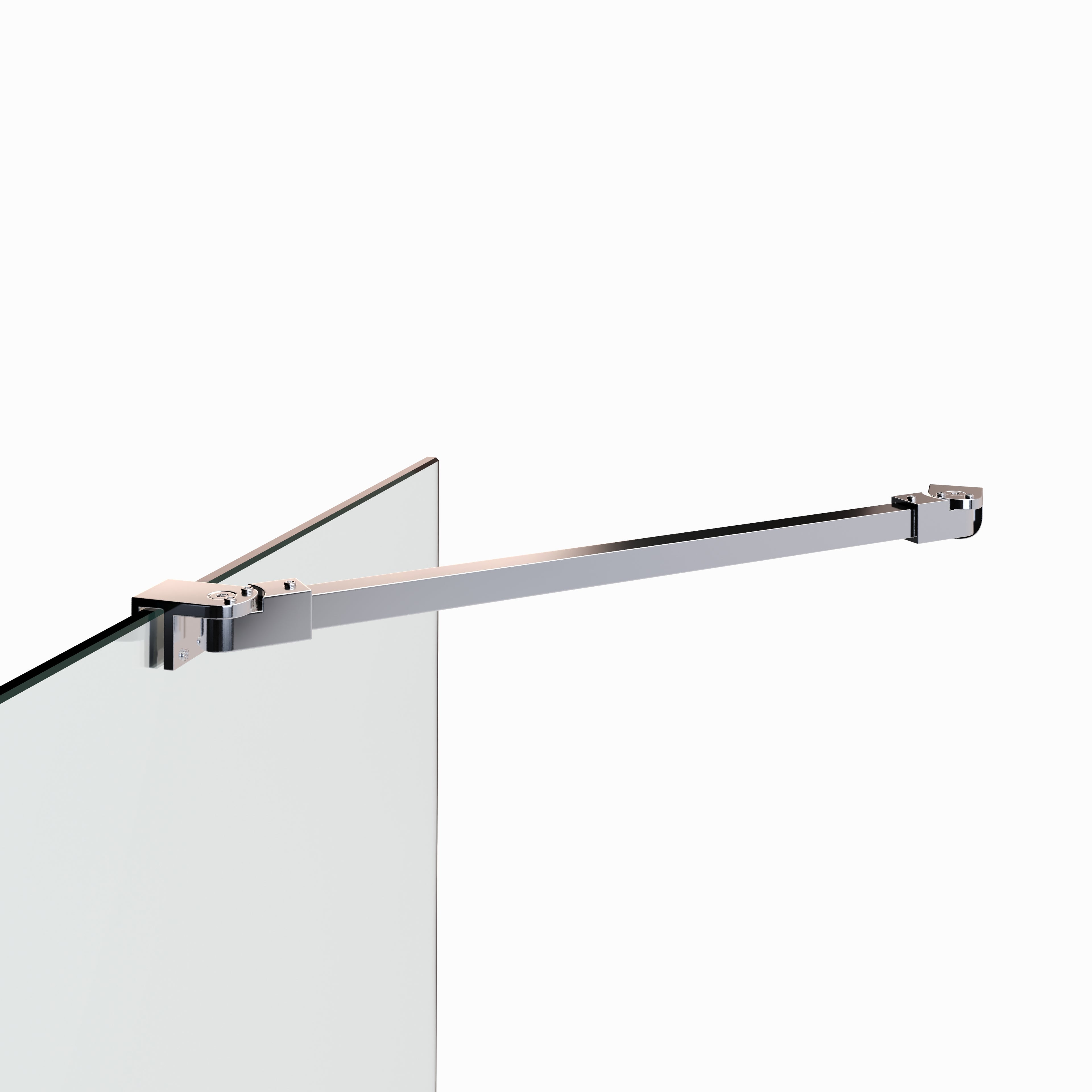 Barra estabilizadora ajustável para Walk in de aplicação na parede - 24M