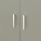 LARA - Frontal de duche em vidro temperado fosco de 6 mm e portas batentes