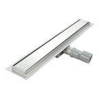 Ralo de duche retangular em aço inoxidável ultraplano 50cm - 120cm Modelo R1