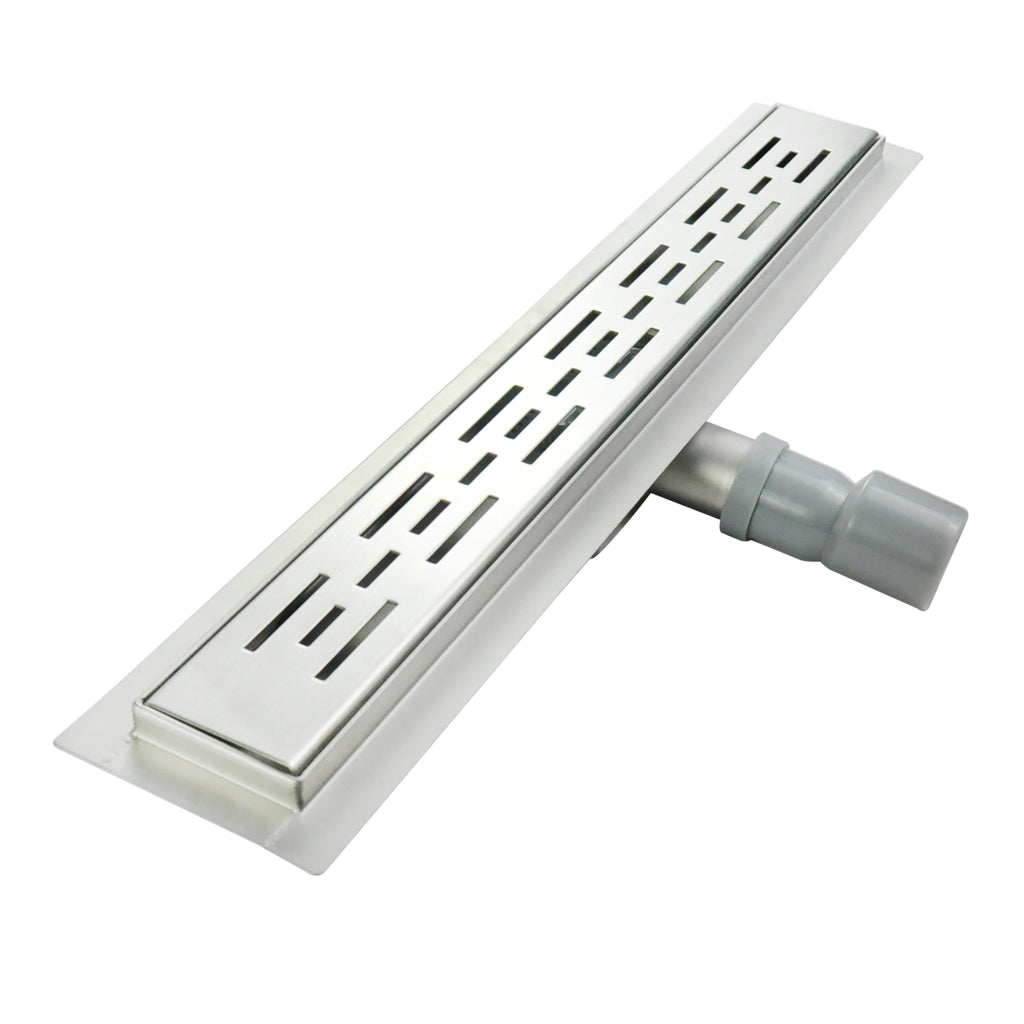 Ralo de duche em aço inoxidável - design quadrados R8