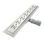 Ralo de duche em aço inoxidável - design quadrados R8