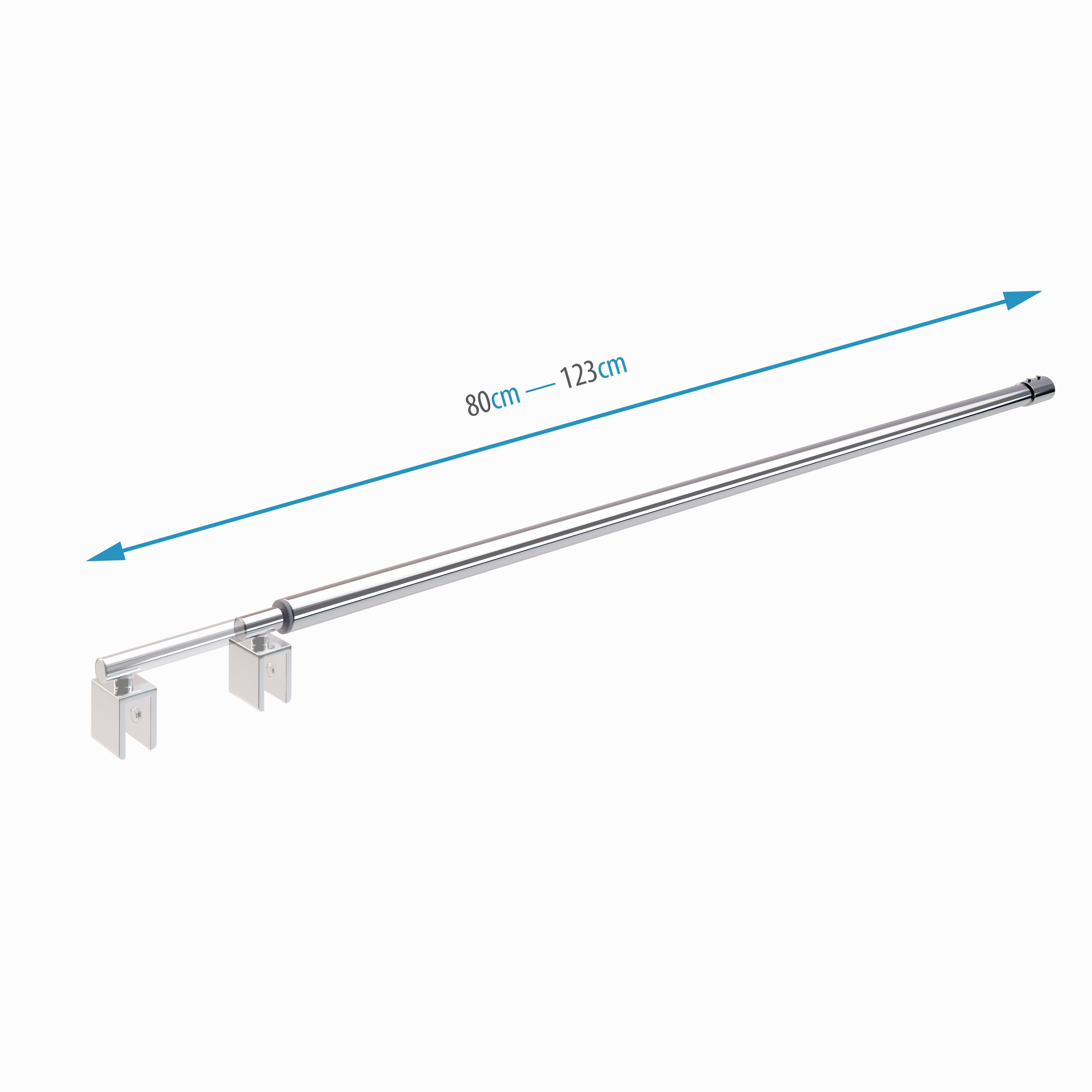 Barra estabilizadora ajustável para Walk in de aplicação na parede - 20M