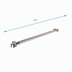 Barra estabilizadora ajustável para Walk in de aplicação na parede - 25M