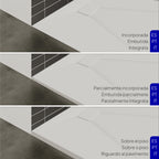 BOREAL - Base de Duche Branca Antiderrapante, Resistente, Duradouro e Fácil de Limpar - Inc. sifão