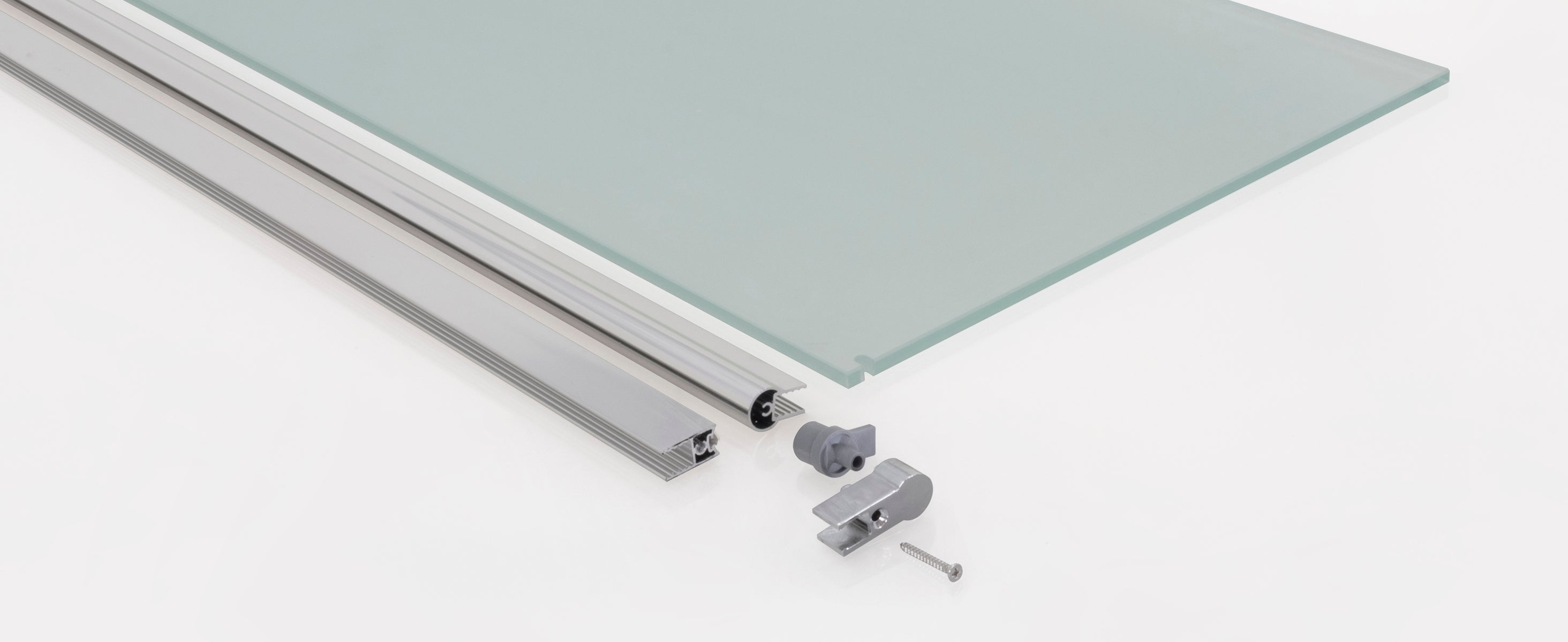 Extensão Giratória 40 cm para Divisória de Duche Walk-In | Vidro Temperado 10 mm, Proteção Salpicos