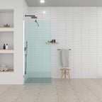 POLAR - Base de duche cinzenta antiderrapante, resistente, duradouro e fácil de limpar - Inc. sifão