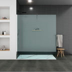 POLAR - Base de Duche Carrara Antiderrapante, Resistente, Duradouro e Fácil de Limpar - Inc. sifão