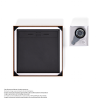 HIEMAL - Base de duche preta antiderrapante, resistente, duradouro e fácil de limpar - Inc. sifão