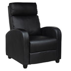 CINEMA - Cadeirão reclinável preto e castanho