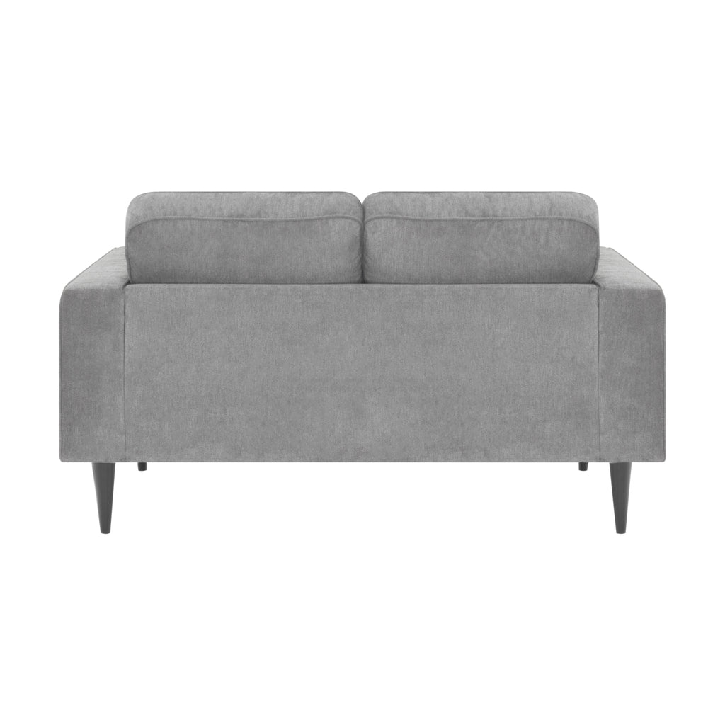 ANTHONY – Sofá de design moderno em poliéster cinzento (1 a 3 lugares)