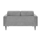 ANTHONY – Sofá de design moderno em poliéster cinzento (1 a 3 lugares)
