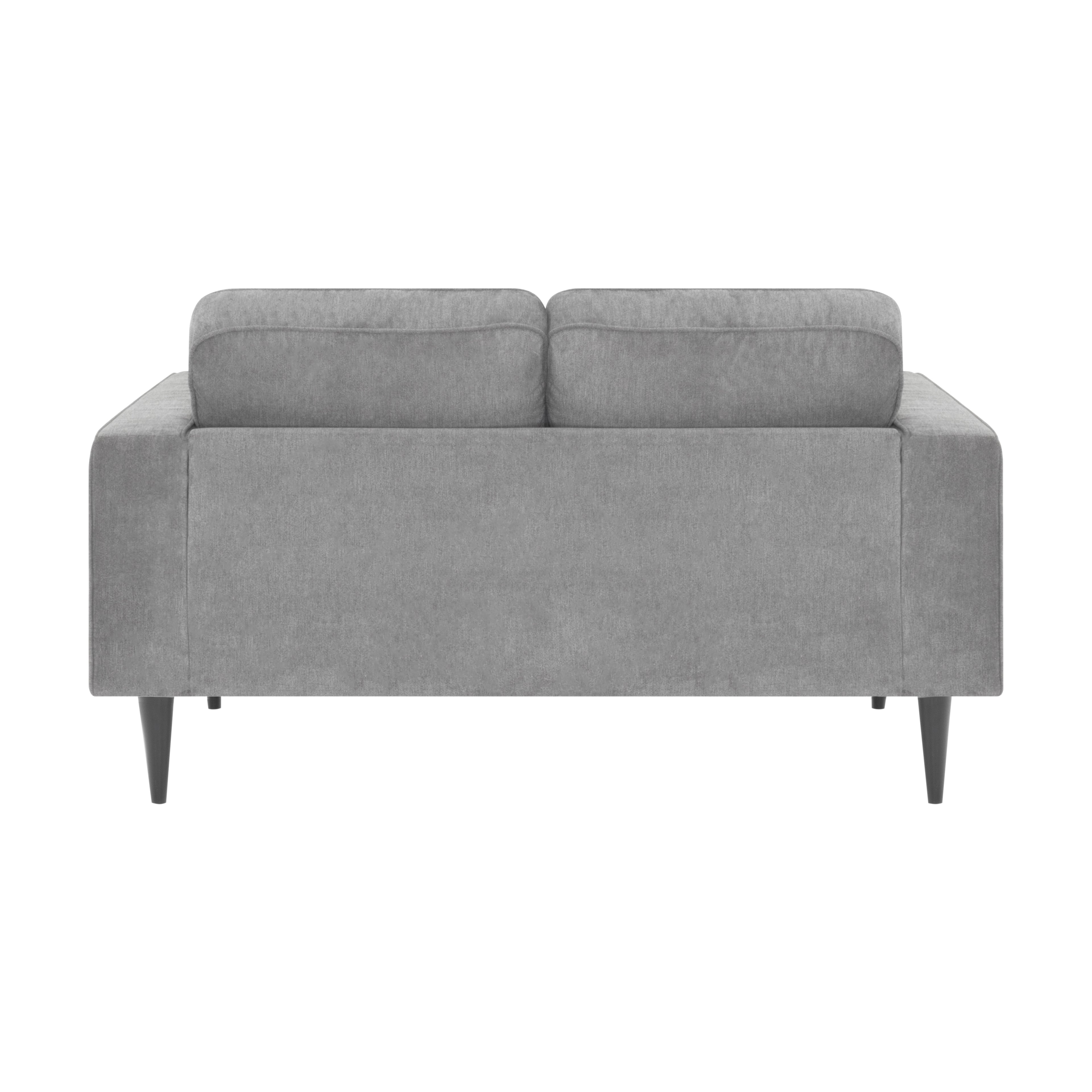 ANTHONY – Sofá de design moderno em poliéster cinzento (1 a 3 lugares)