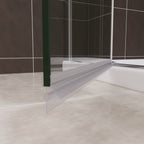 Junta Vedante para Porta de Duche | 100 cm, Borracha Flexível, Compatível com Vidro 4-6 mm