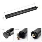 Pé Metálico de Apoio em I Regulável 35 cm Preto para Móveis, Estrados e Camas