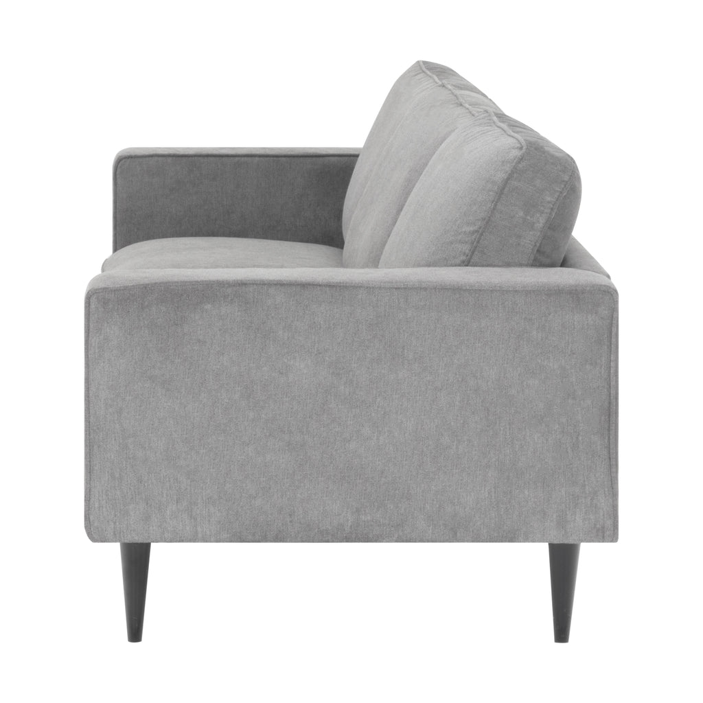 ANTHONY – Sofá de design moderno em poliéster cinzento (1 a 3 lugares)