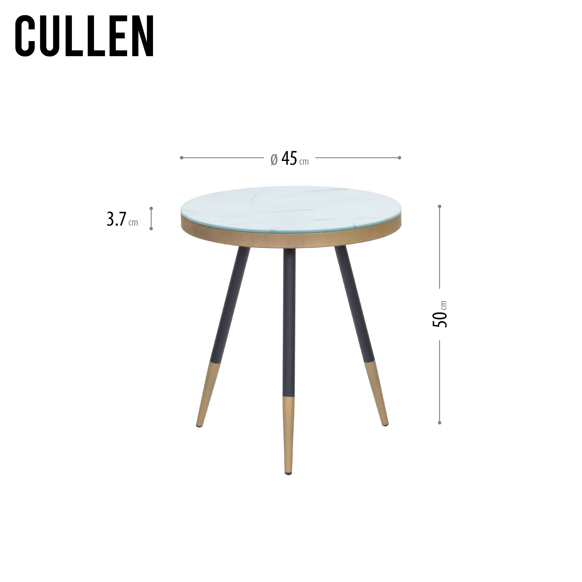 Cullen - Conjunto de Mesas de Centro/Apoio