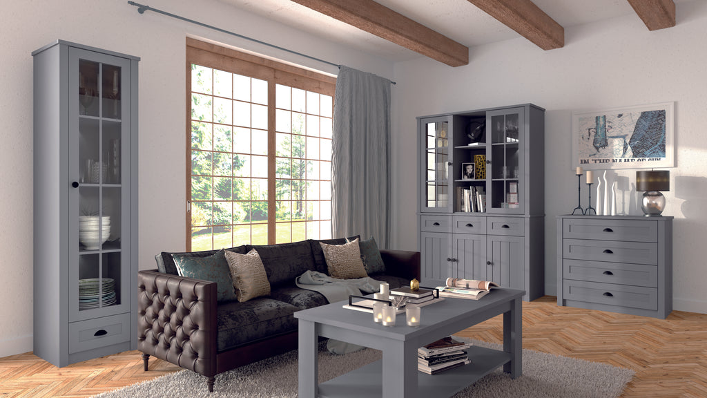 ROCHELLE – Cómoda em Carvalho-Branco, Cinza ou Verde | K4