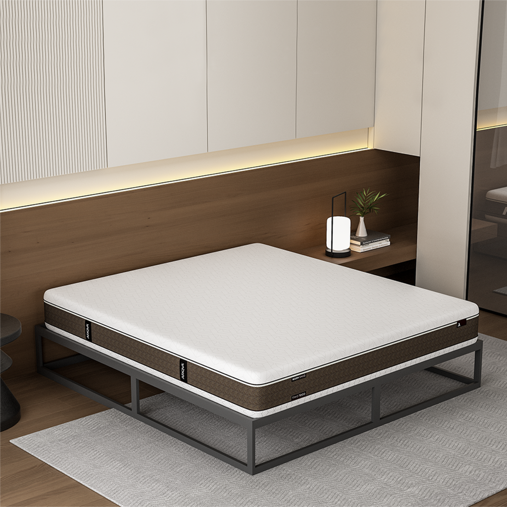 AKARI Colchão de Espuma Viscoelástica | Dupla Firmeza, Infusão de Gel, Alívio de Pressão