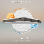 AKARI Colchão de Espuma Viscoelástica | Dupla Firmeza, Infusão de Gel, Alívio de Pressão