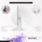 MAKEUP - Espelho de Maquilhagem com Fita de Luz LED e Ampliação