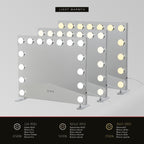 BULB PROP - Espelho de Maquilhagem com 15 Lâmpadas de Luz LED