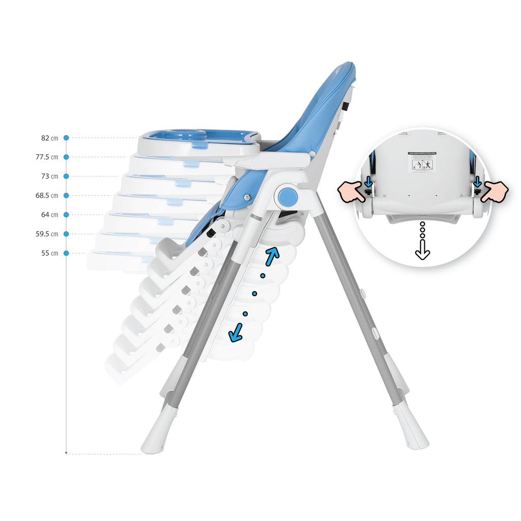 TANELI - Cadeira baixa/alta para bebé