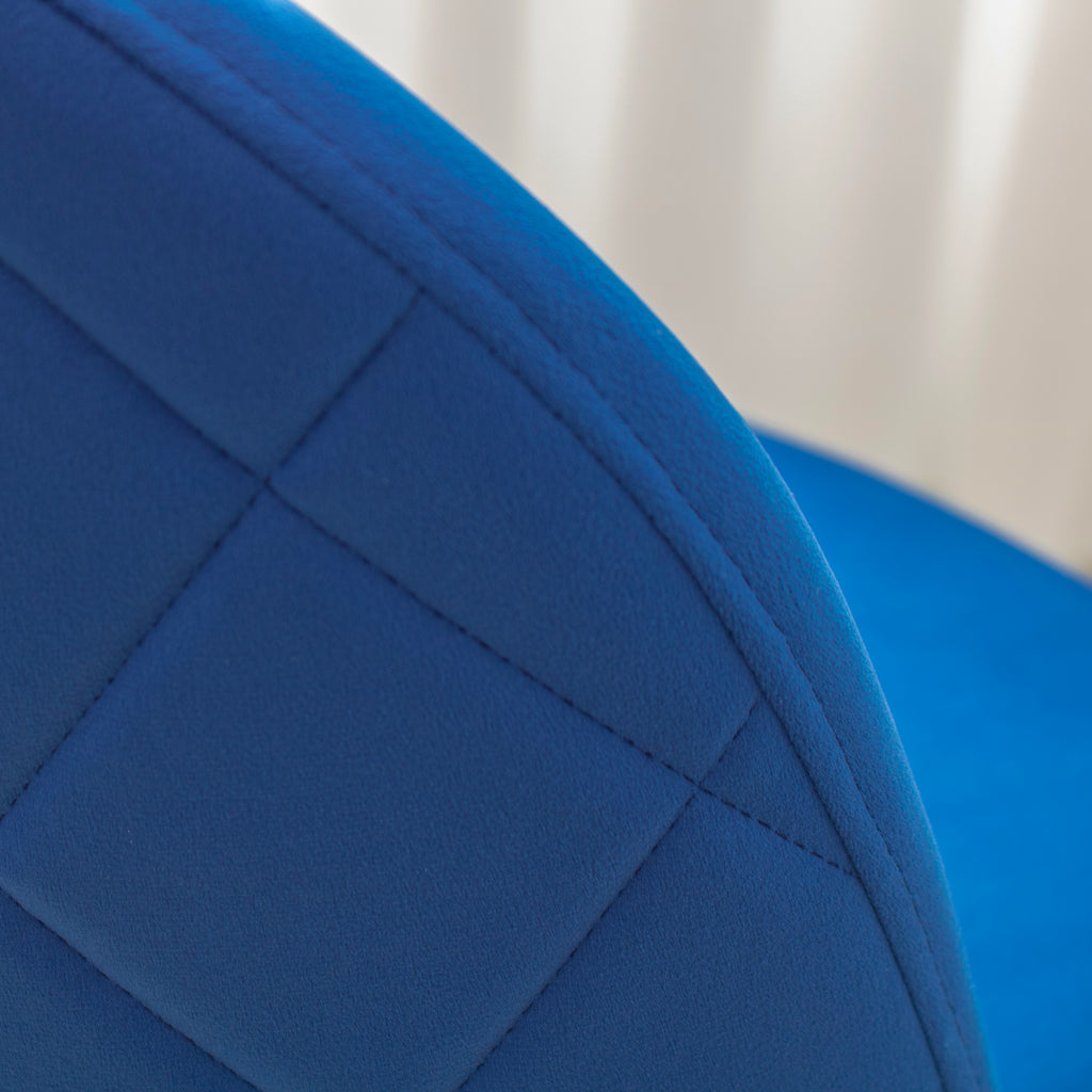 BELLAMY - Conjunto de Cadeiras de Refeição com Tecido em Veludo