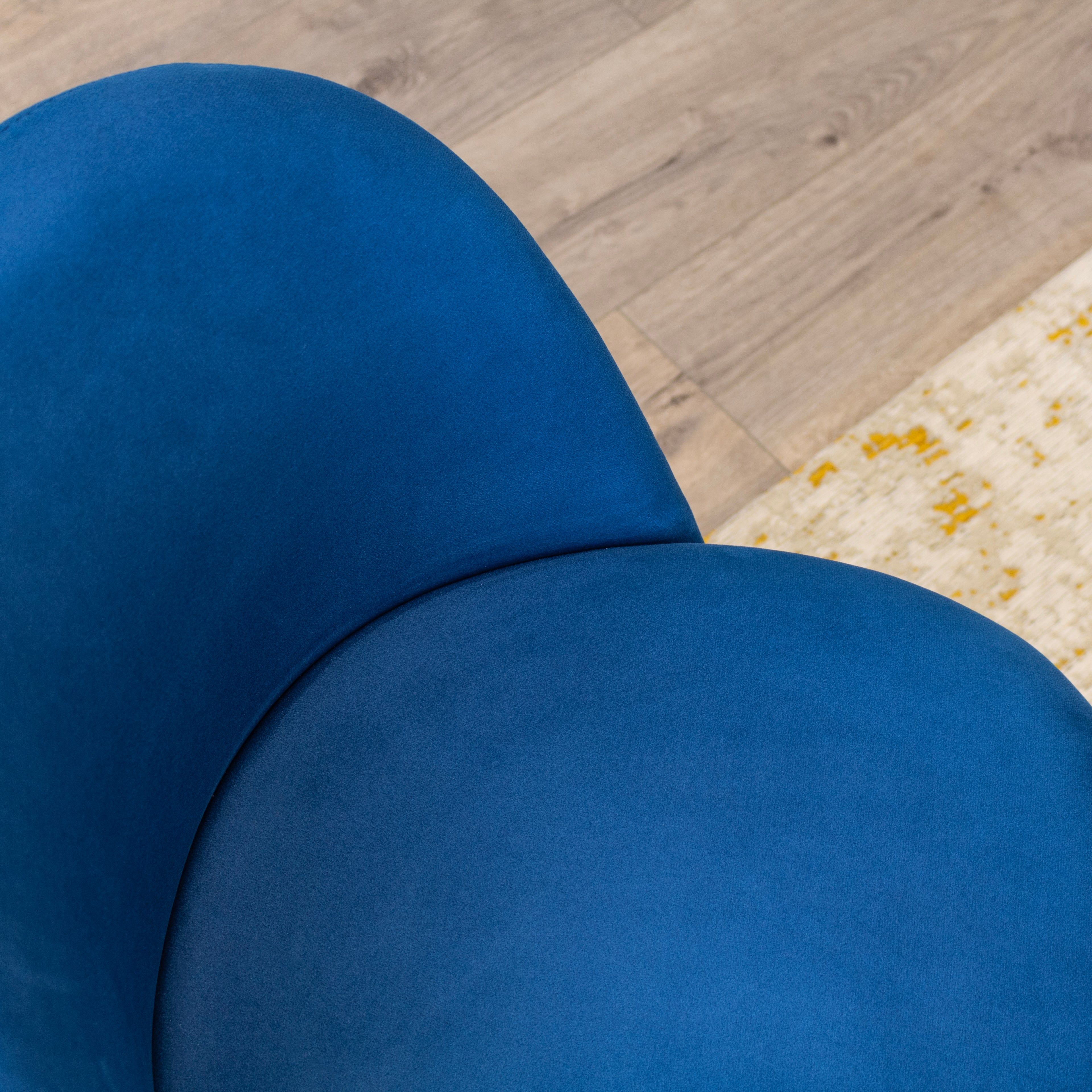 BELLAMY - Conjunto de Cadeiras de Refeição com Tecido em Veludo