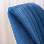 DAHLIA - Conjunto de cadeiras de Refeição em tecido PU ou Veludo