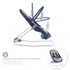 VIGO - Espreguiçadeira & Berço com Cobertura e Arco de Brincar Removivél