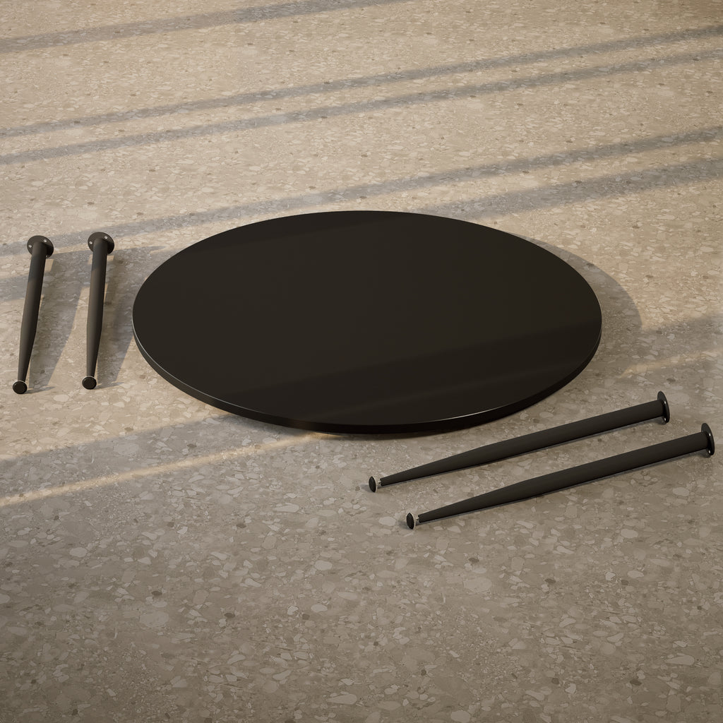 CORIN - Mesa de jantar com tampo de melamina