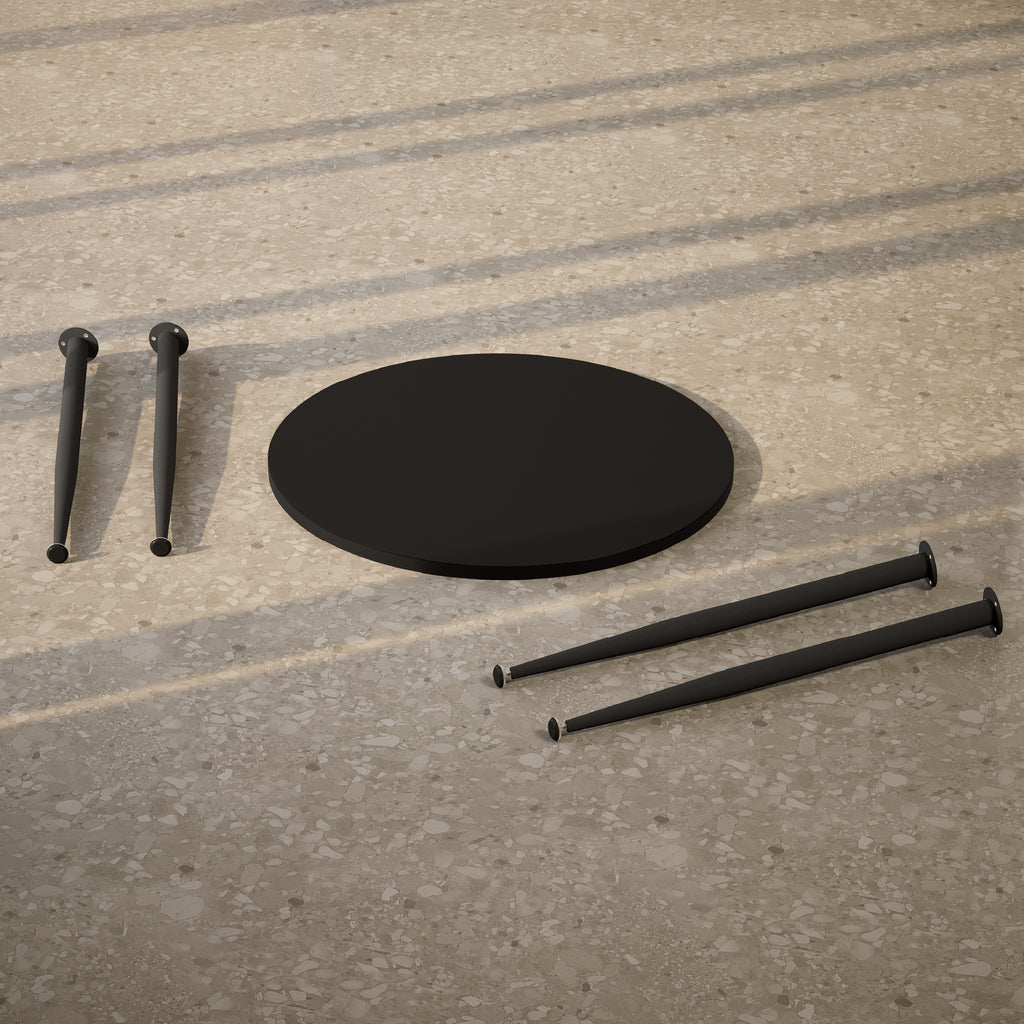 CORIN - Mesa de jantar com tampo de melamina