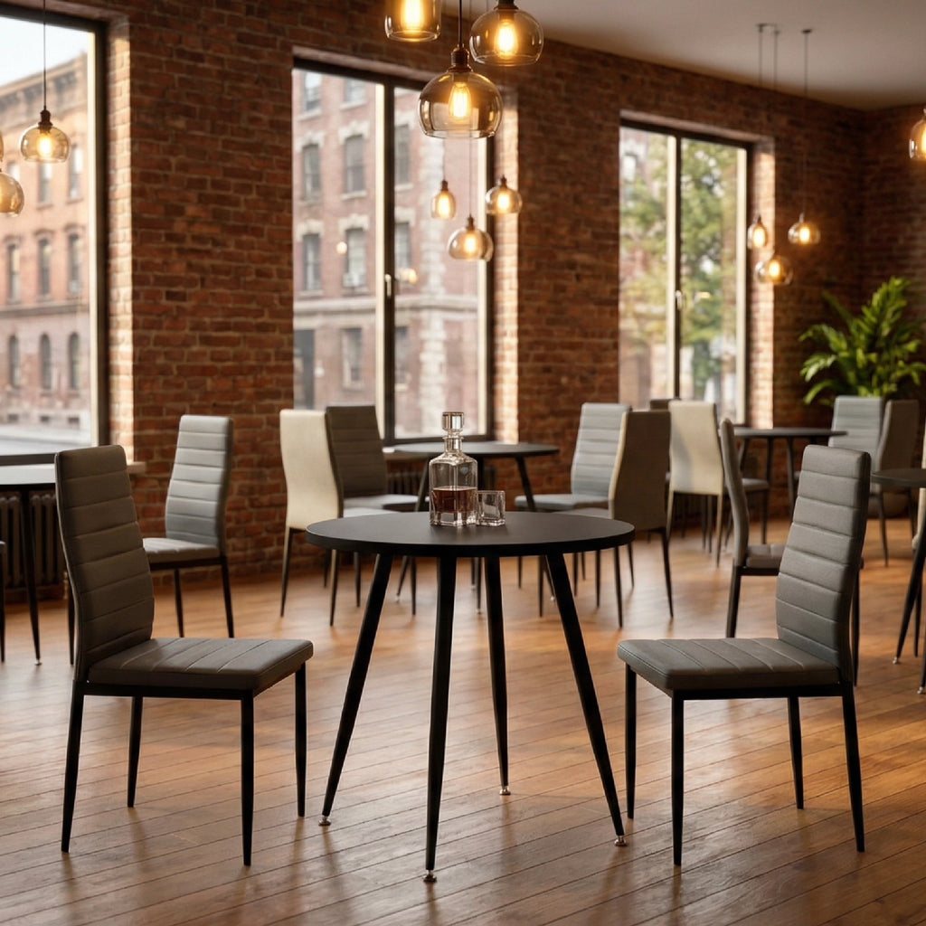 CORIN - Mesa de jantar com tampo de melamina