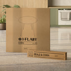 CORIN - Mesa de jantar com tampo de melamina