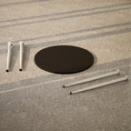 CORIN - Mesa de jantar com tampo de melamina