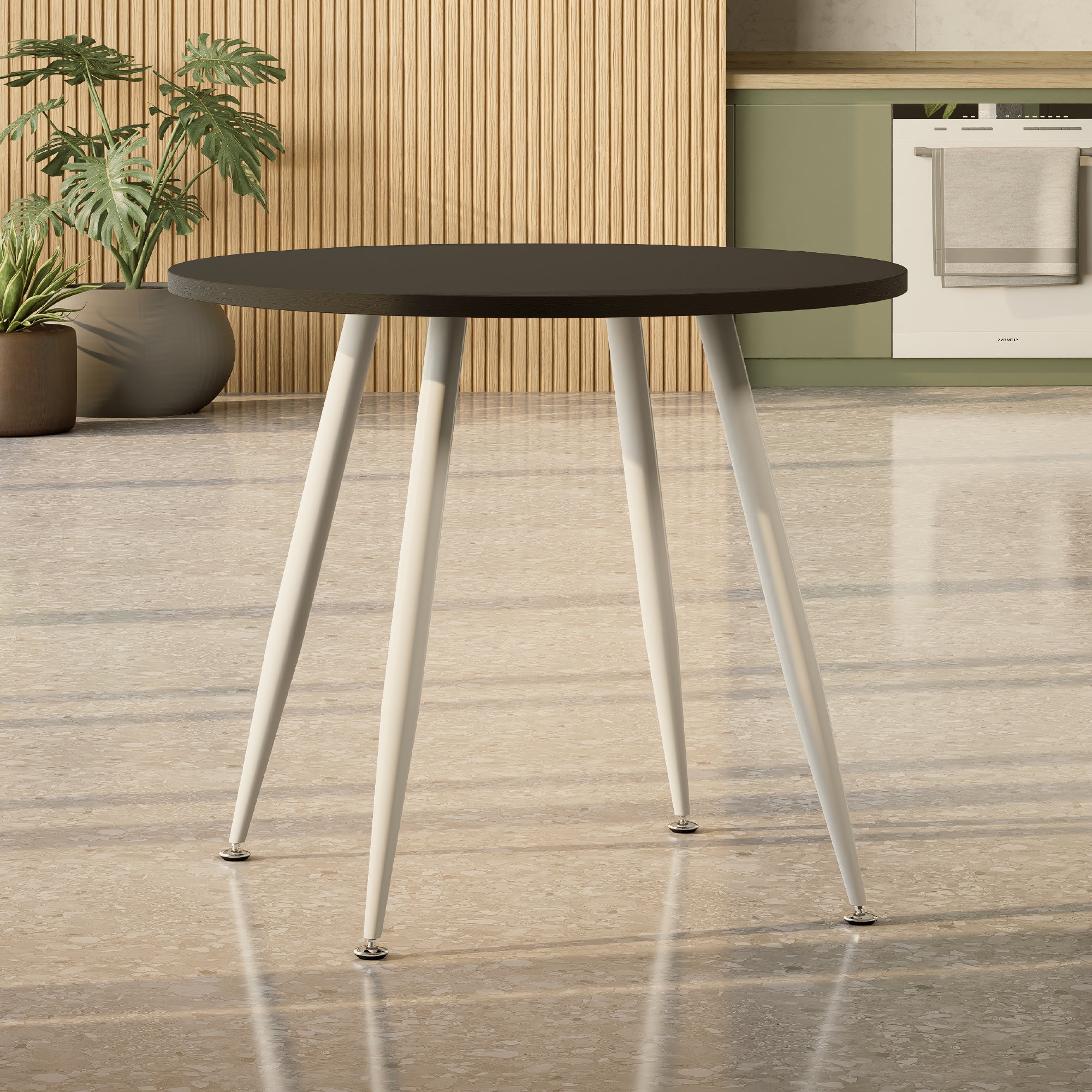 CORIN - Mesa de jantar com tampo de melamina