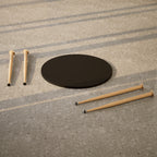 CORIN - Mesa de jantar com tampo de melamina