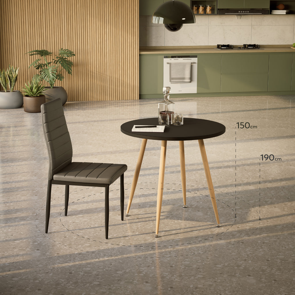 CORIN - Mesa de jantar com tampo de melamina