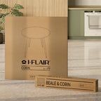 CORIN - Mesa de jantar com tampo de melamina