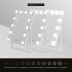 BULB LITTLE - Espelho de Maquilhagem com 12 Lâmpadas de Luz LED