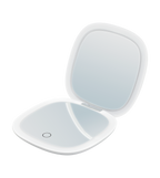 MAKEUP - Espelho de Bolso para Maquilhagem com Fita de Luz LED