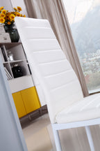 SHIRLEY - Conjunto de cadeiras de refeição em pele