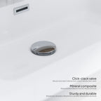 Atena - Conjunto de Casa de Banho Suspenso - Disponível em 60, 80, 100 e 120 cm - Várias Cores