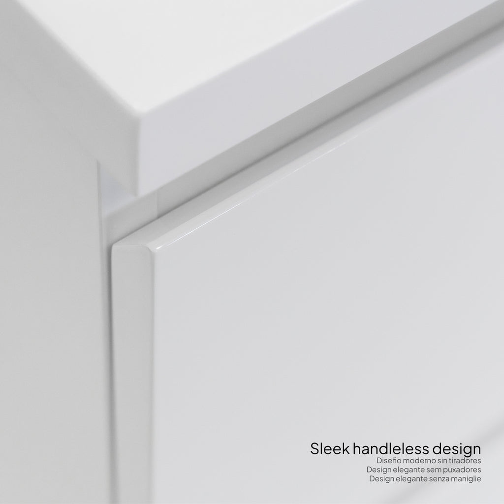 Atena – Móvel de Lavatório Suspenso com Gaveta Soft-Close | Vários Tamanhos e Cores