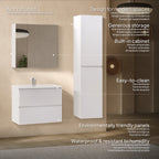 Atena – Móvel de Lavatório Suspenso com Gaveta Soft-Close | Vários Tamanhos e Cores